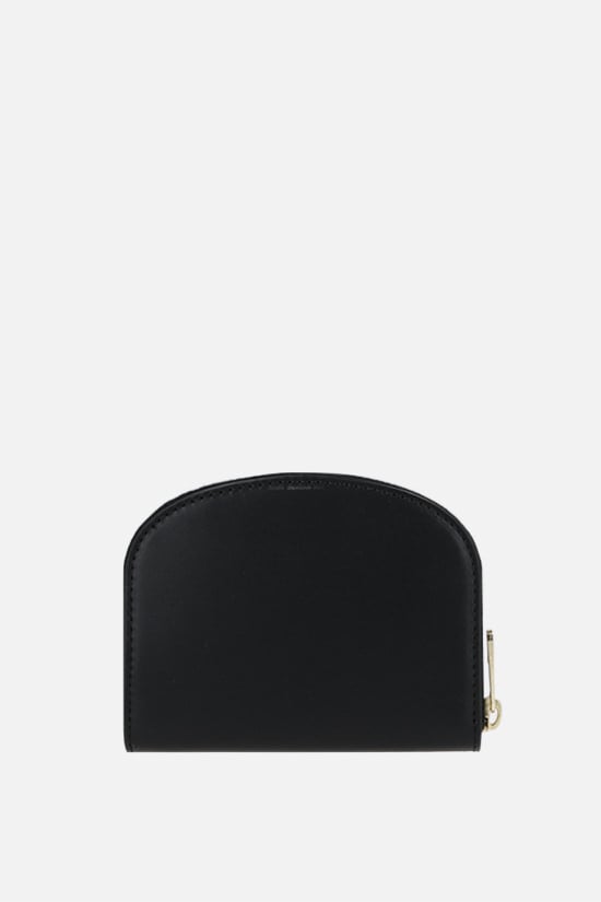 A.P.C. Portafogli Demi-Lune In Pelle Liscia