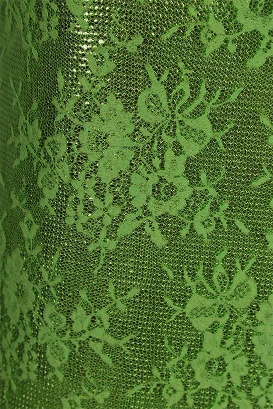 GIANNI VERSACE WOMAN Abito A Tubino In Maglia Metallica Oroton E Pizzo