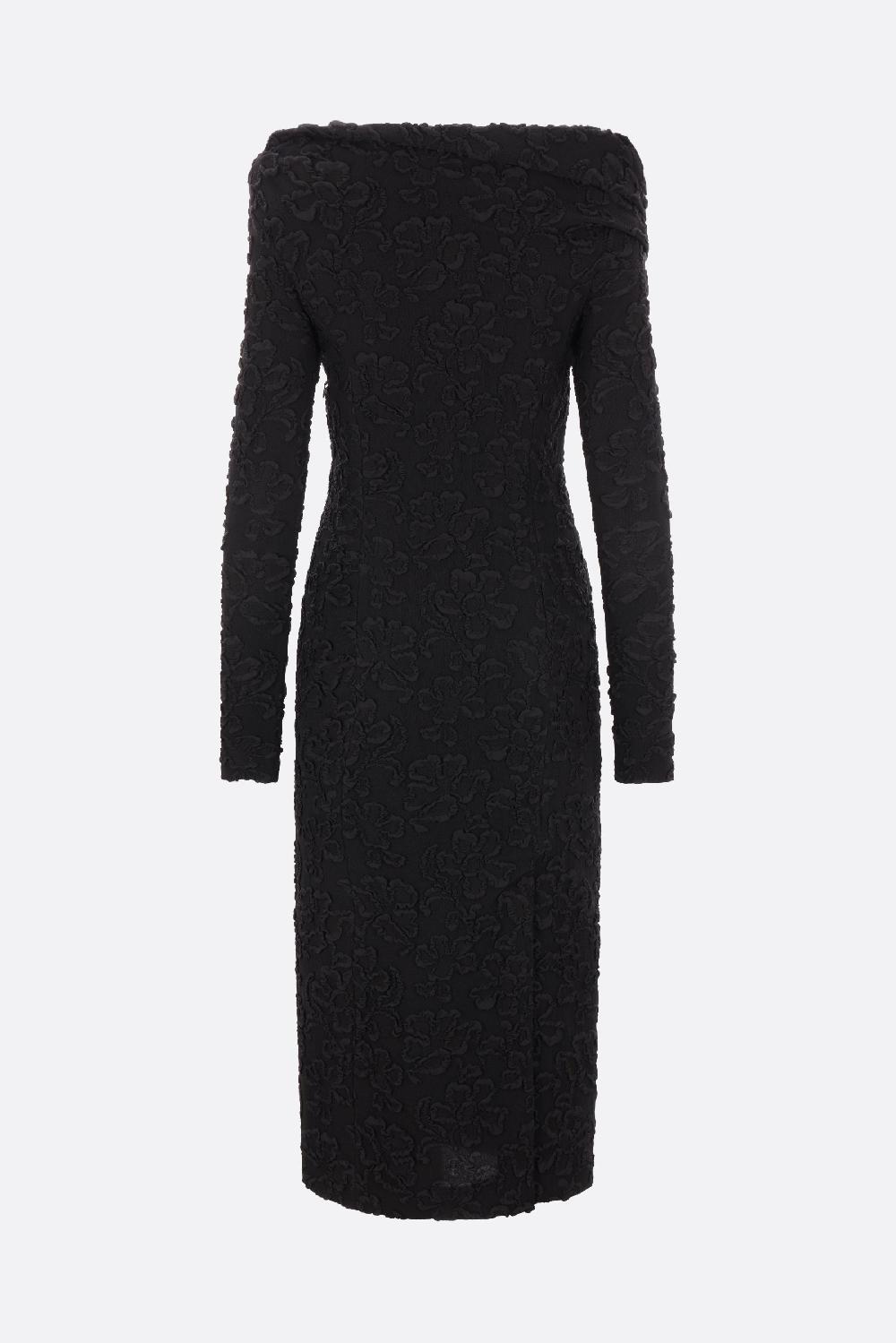 GIVENCHY Abito Asimmetrico Drappeggiato In Jersey Stretch