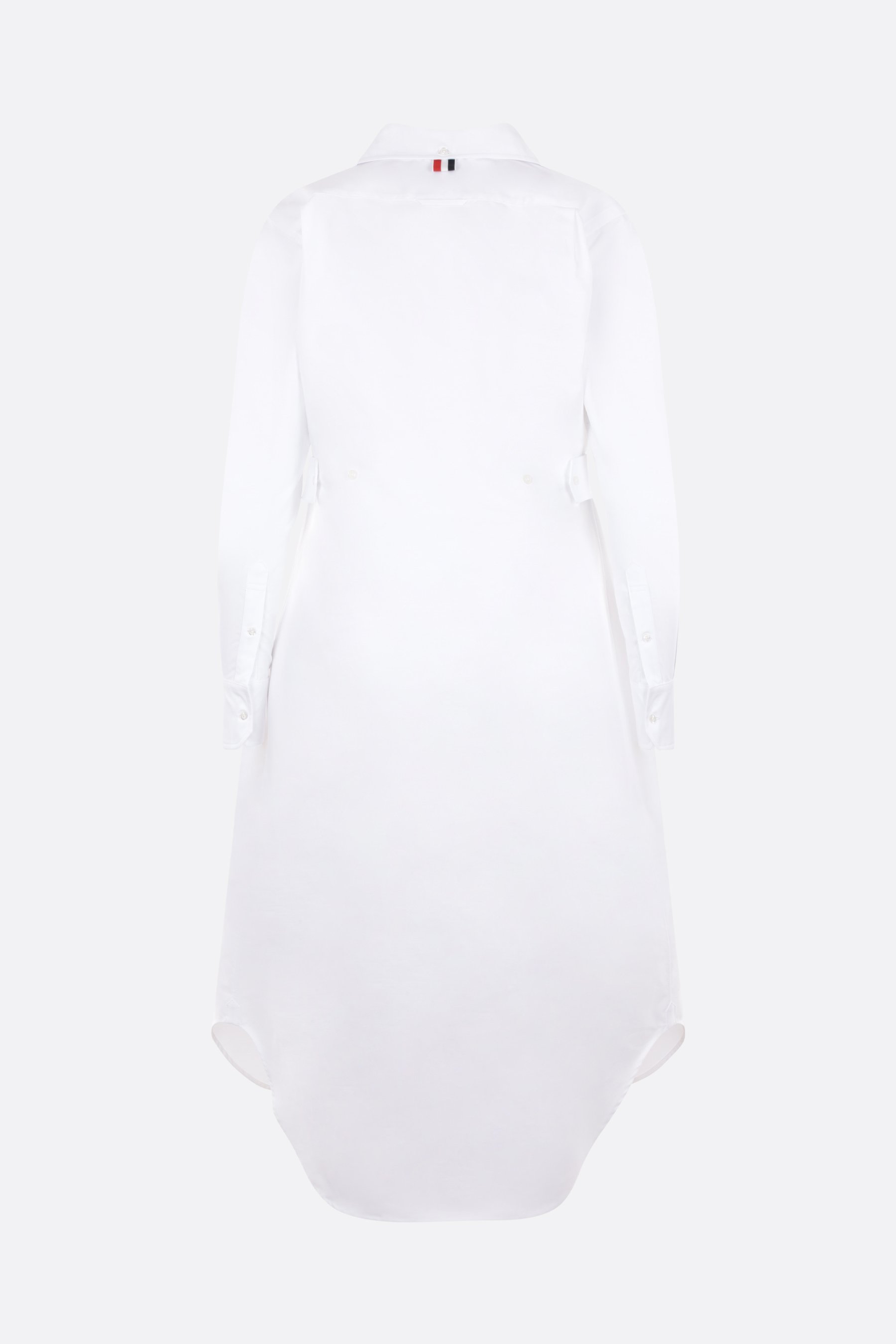 THOM BROWNE Abito Chemisier In Oxford Con Inserto Negligée