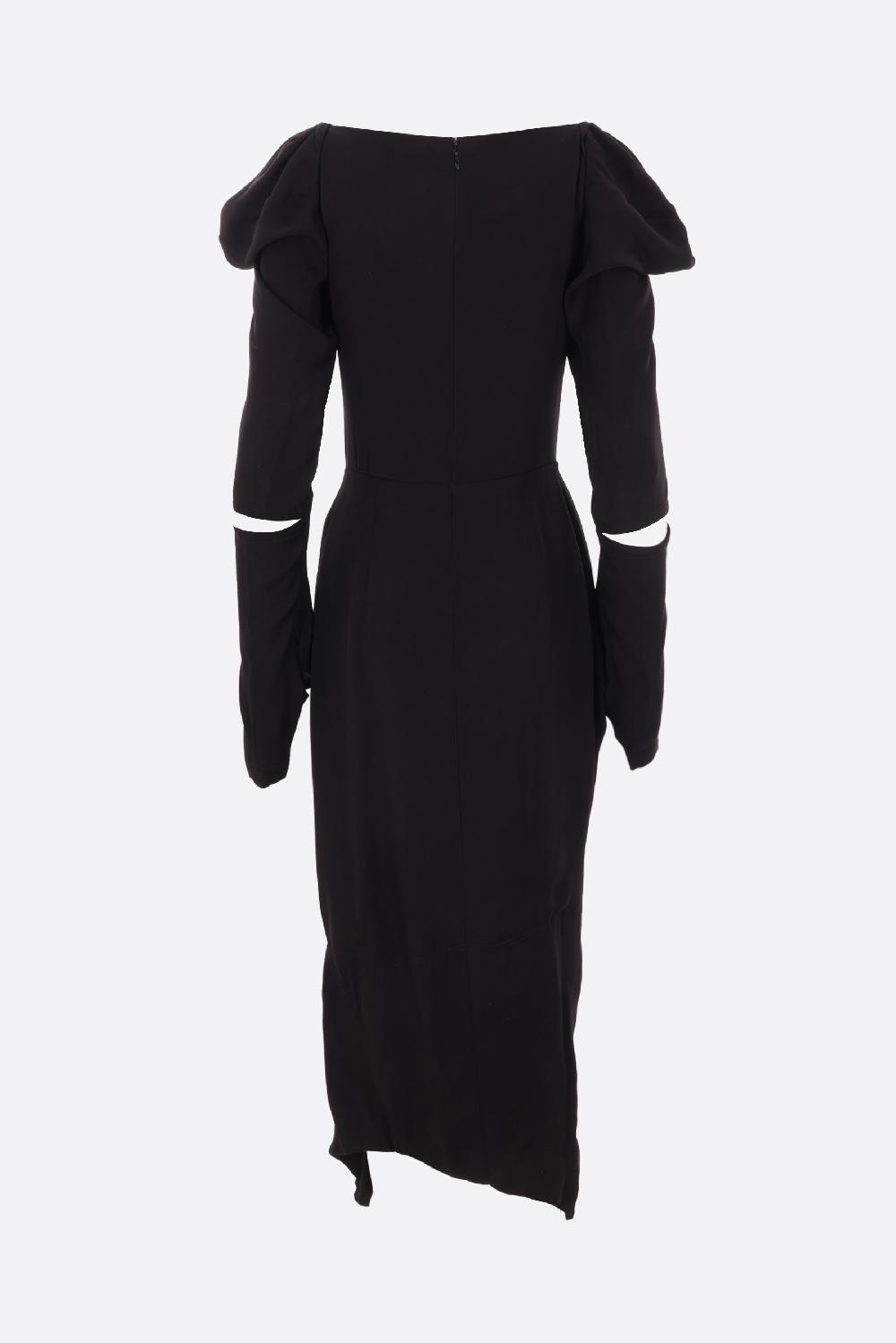 VIVIENNE WESTWOOD Abito Drappeggiato Panther In Viscosa