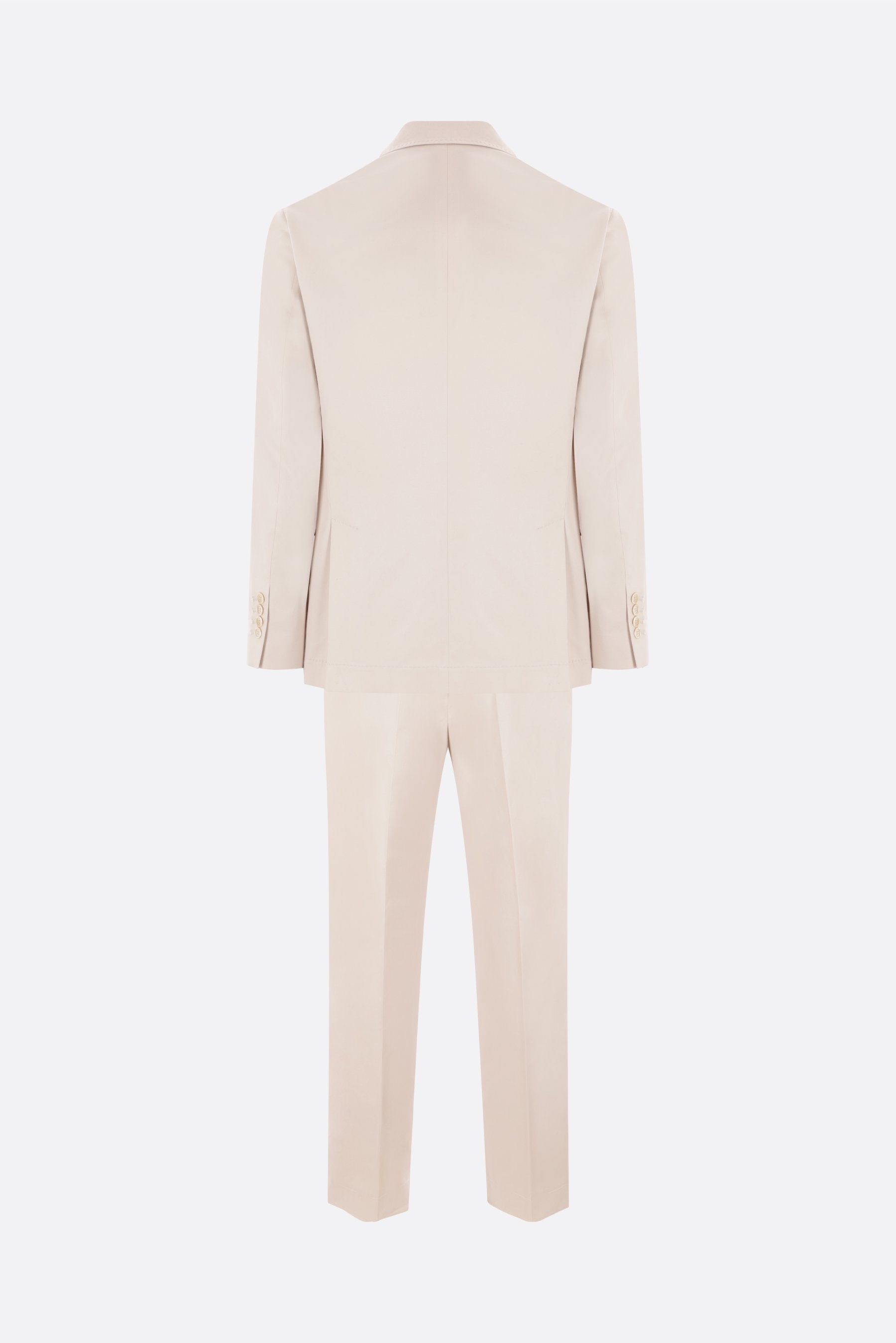 BRUNELLO CUCINELLI Abito Due Pezzi In Cotone E Cashmere