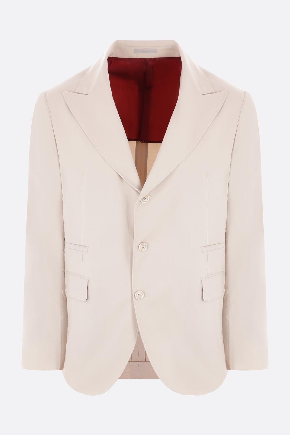 BRUNELLO CUCINELLI Abito Due Pezzi In Cotone E Cashmere