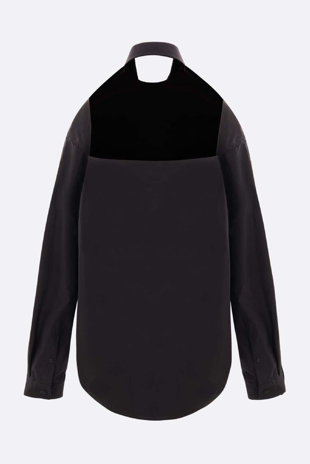 BALENCIAGA Abito Effetto Camicia Suspended In Popeline