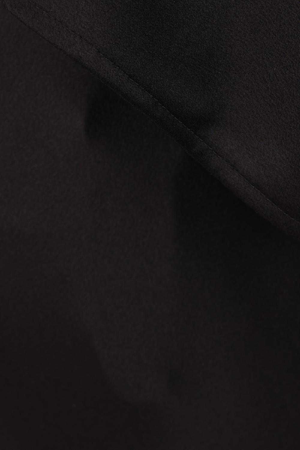 SAINT LAURENT Abito Lungo In Raso Con Maniche A Pipistrello