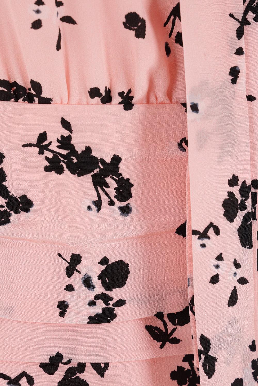 ALESSANDRA RICH Abito Off-the-shoulder In Seta Stampa Floreale