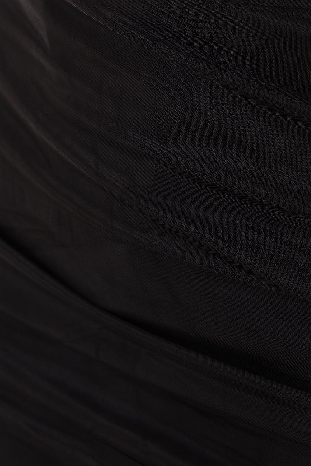 MARINE SERRE Abito Smanicato Body Shelter In Jersey Rigenerato Drappeggiato