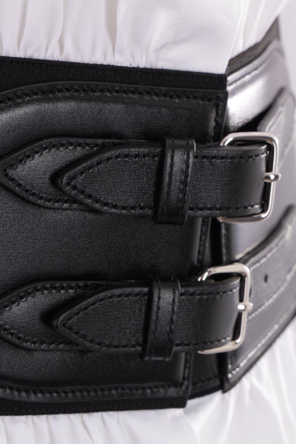 ALAIA Abito Chemisier In Popeline Con Cintura