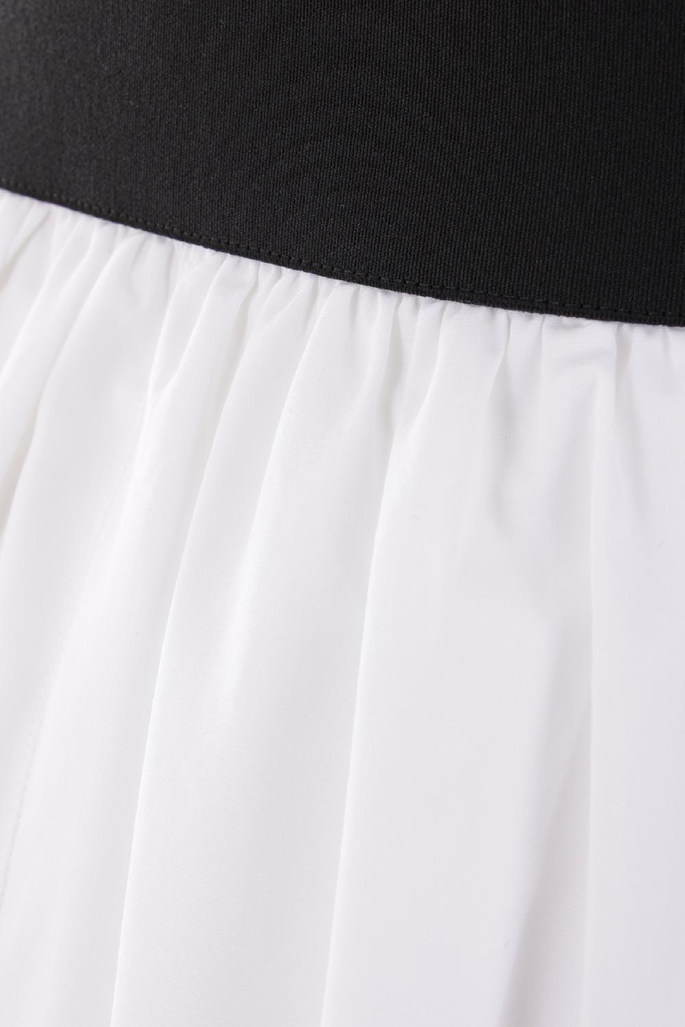 ALAIA Abito Chemisier In Popeline Con Cintura