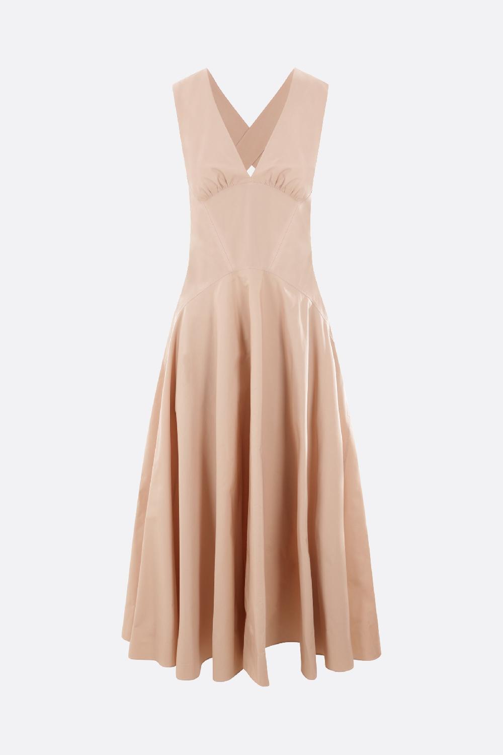 ALAIA abito smanicato in popeline giapponese