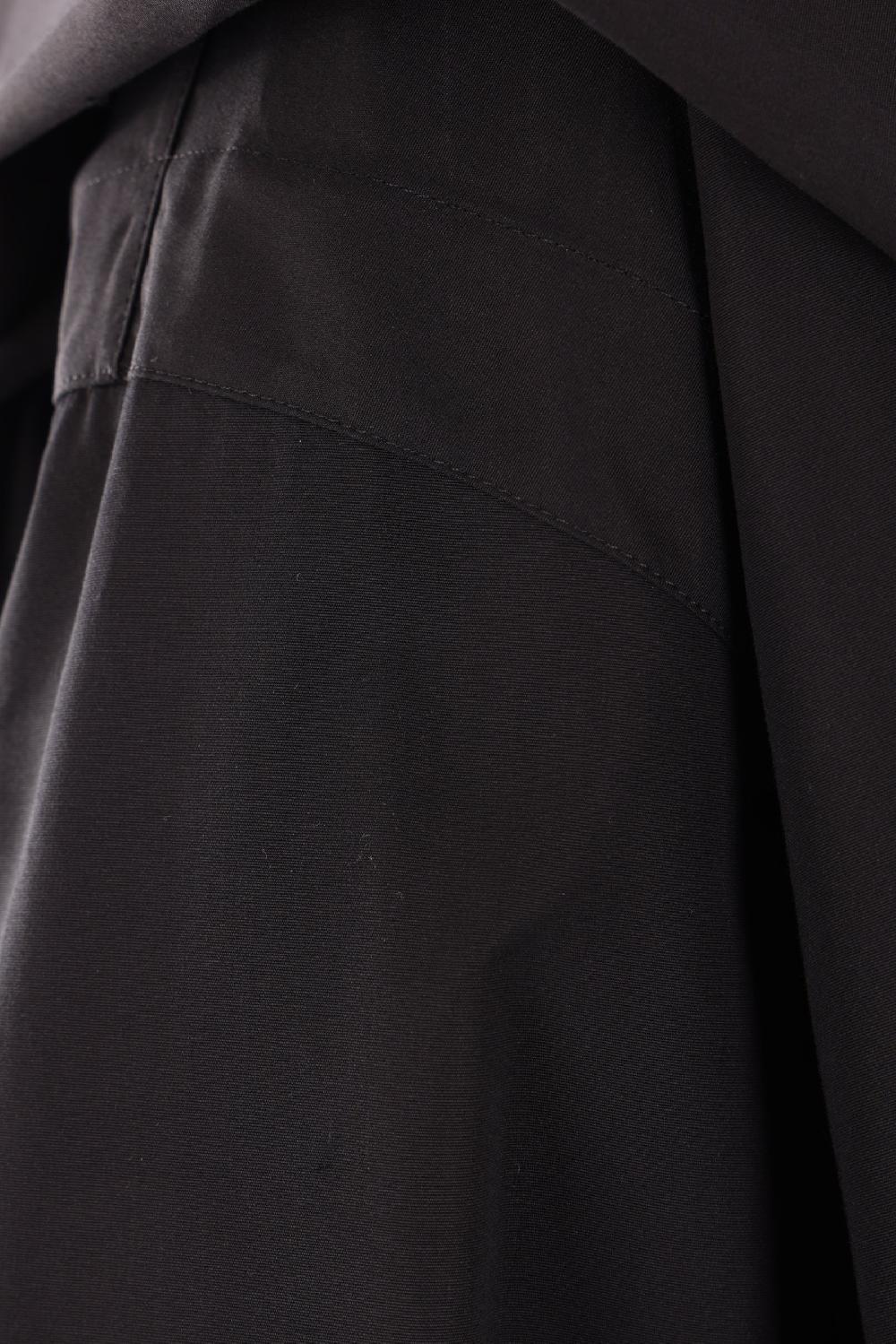 ALAIA Body Con Cappuccio In Popeline Di Cotone