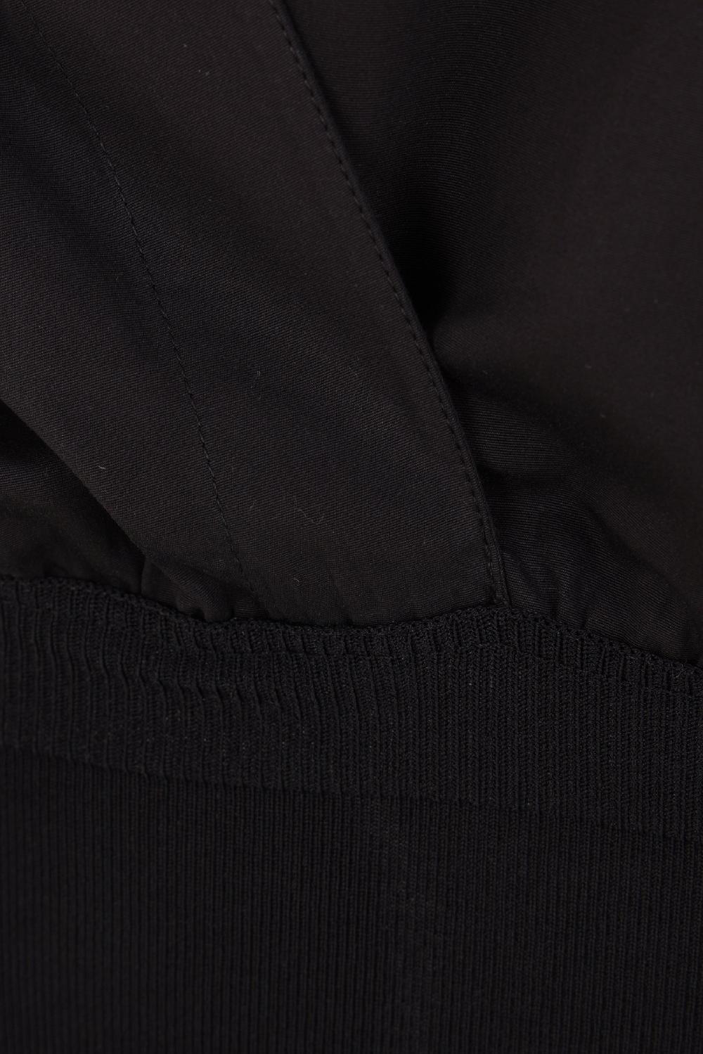 ALAIA Body Con Cappuccio In Popeline Di Cotone