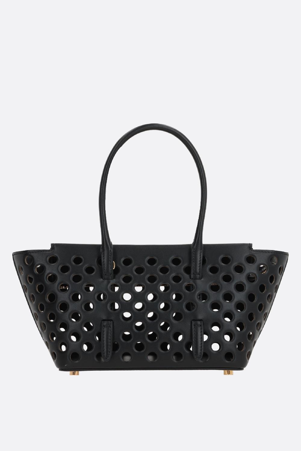 ALAIA Borsa A Mano Neo Mina 20 In Pelle Traforata