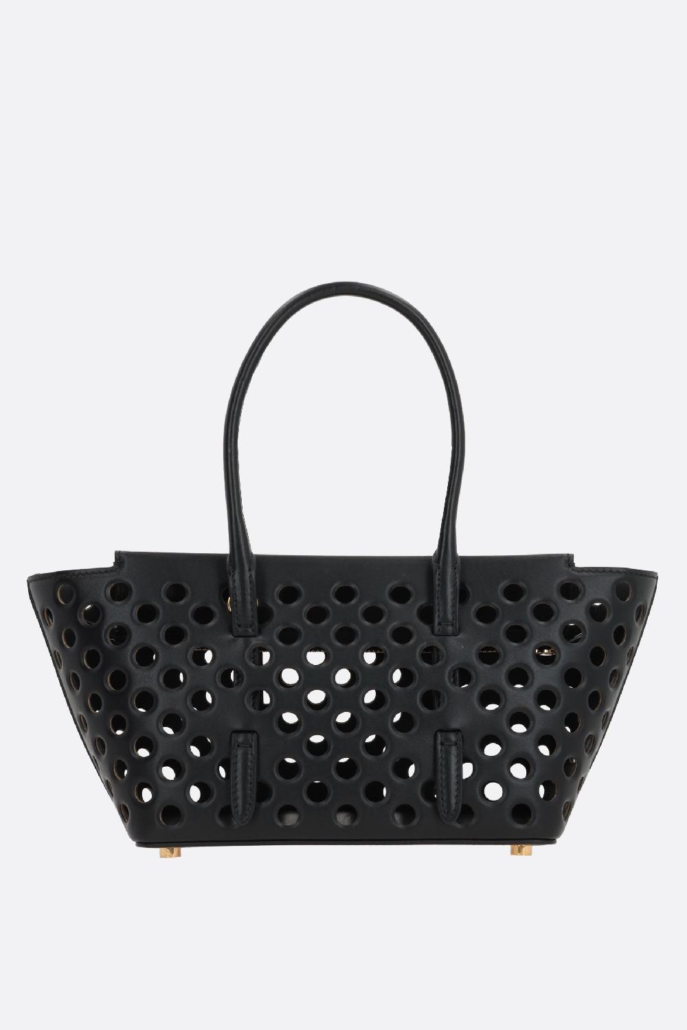 ALAIA borsa a mano Neo Mina 20 in pelle traforata