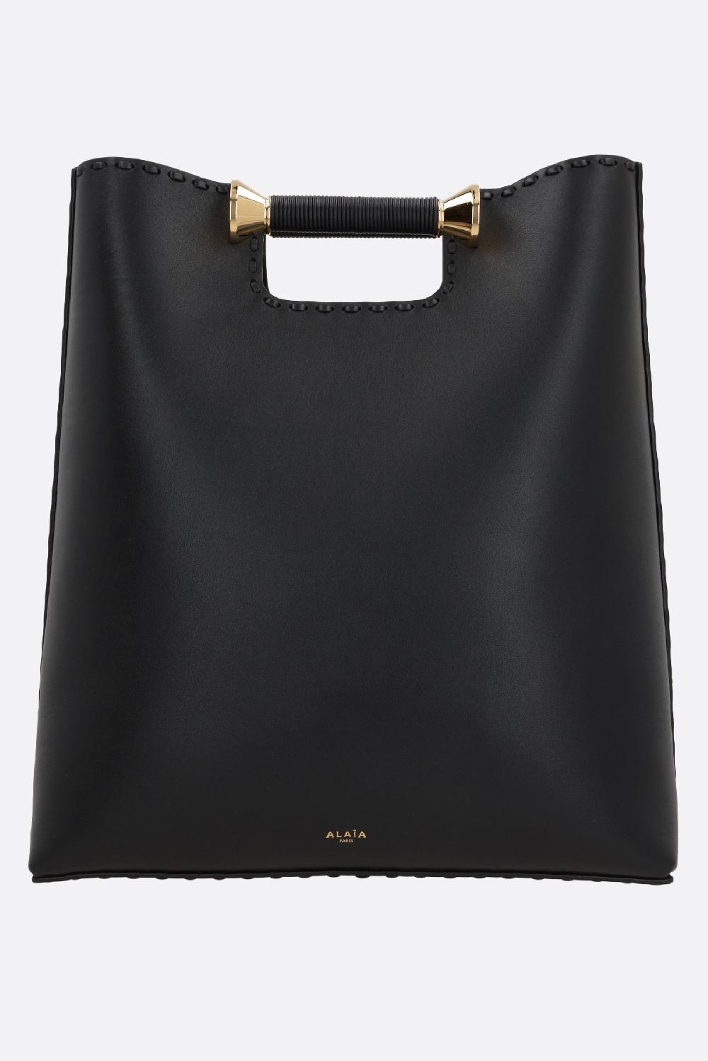 ALAIA borsa tote Bobine in pelle liscia