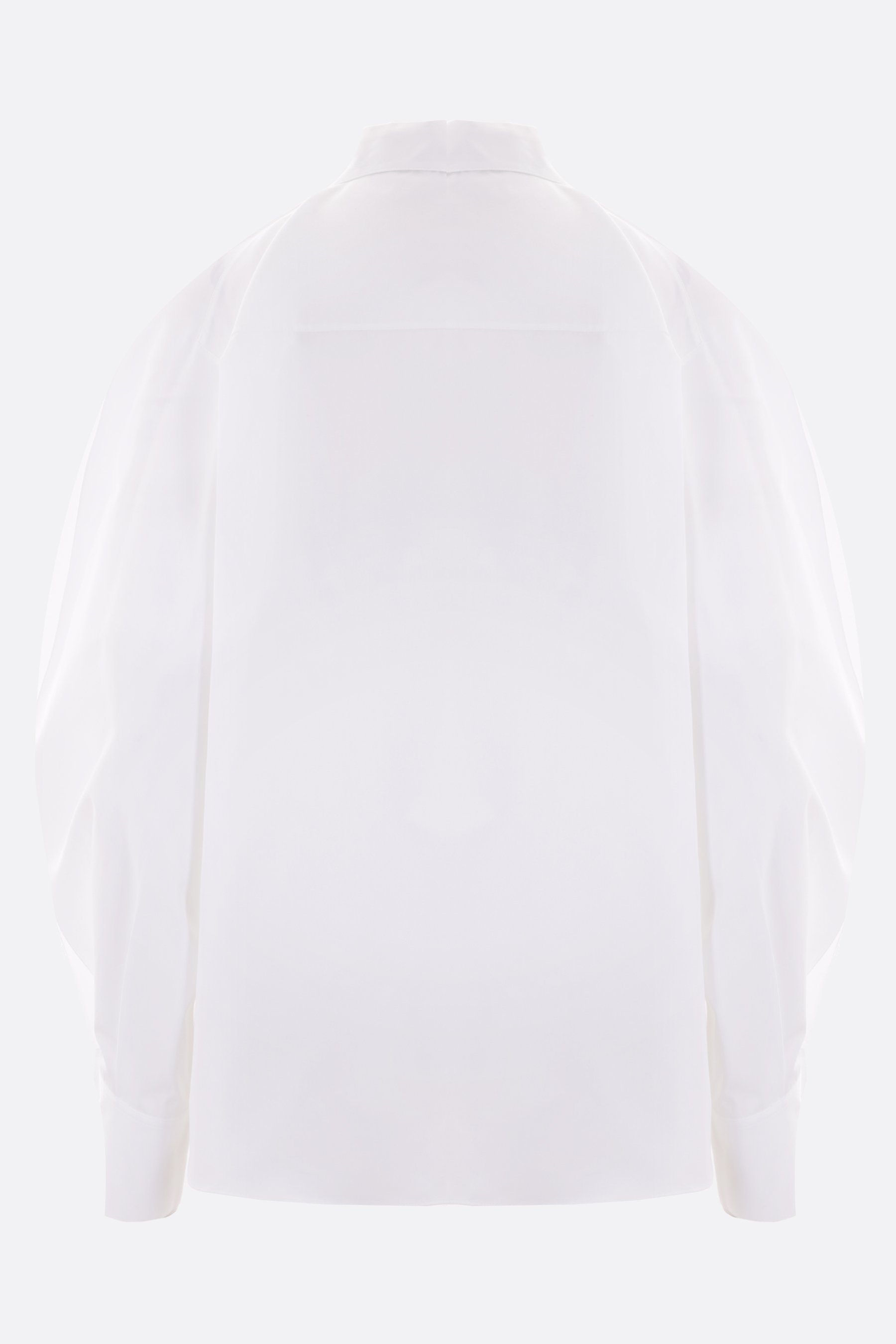 ALAIA Camicia In Popeline Con Maniche Cut-out