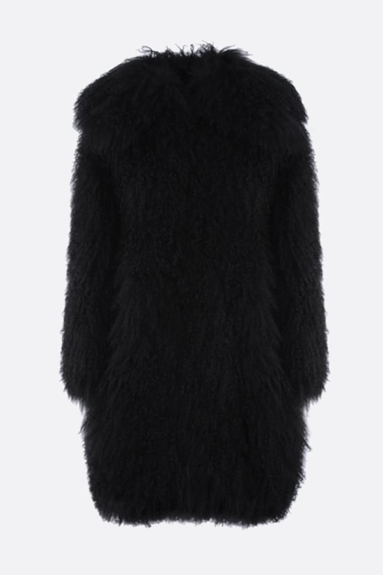 ALAIA cappotto in pelliccia d'agnello Tibetano