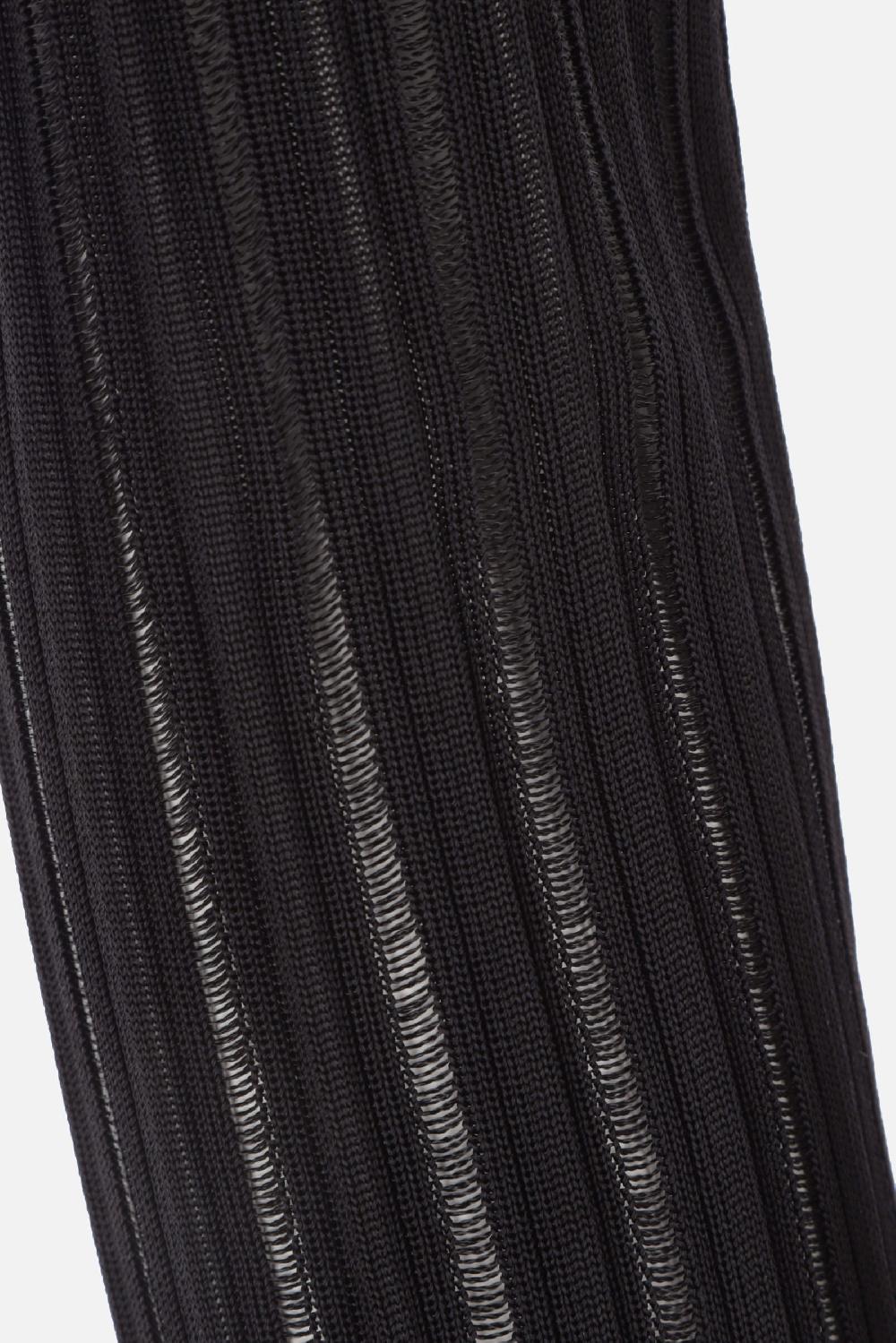 ALAIA Cardigan Cropped Crinoline In Maglia