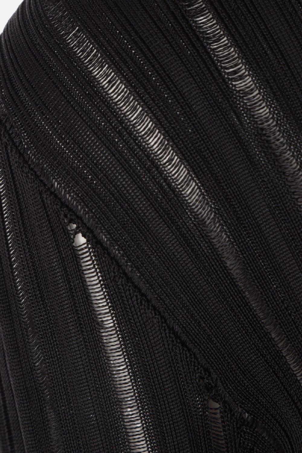 ALAIA Cardigan Cropped Crinoline In Maglia