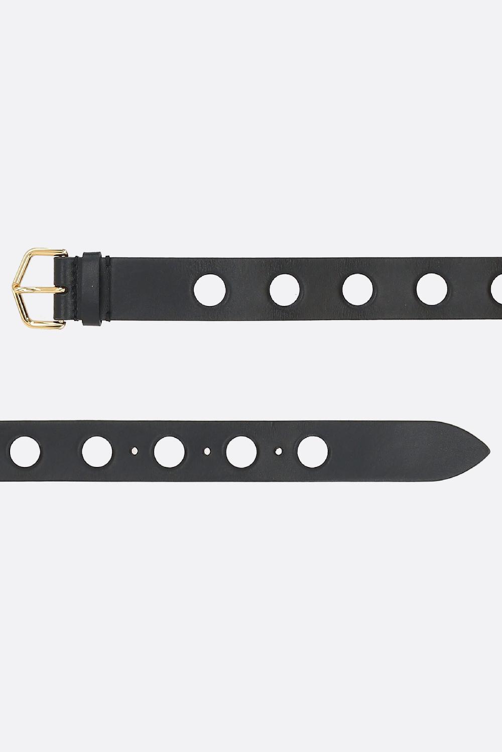 ALAIA Cintura Vienne Thin In Pelle Traforata