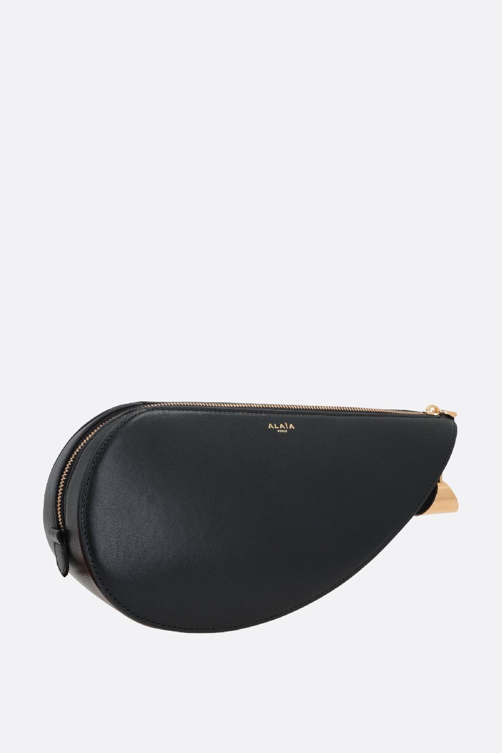 ALAIA Clutch Le Demi Coeur In Pelle Martellata