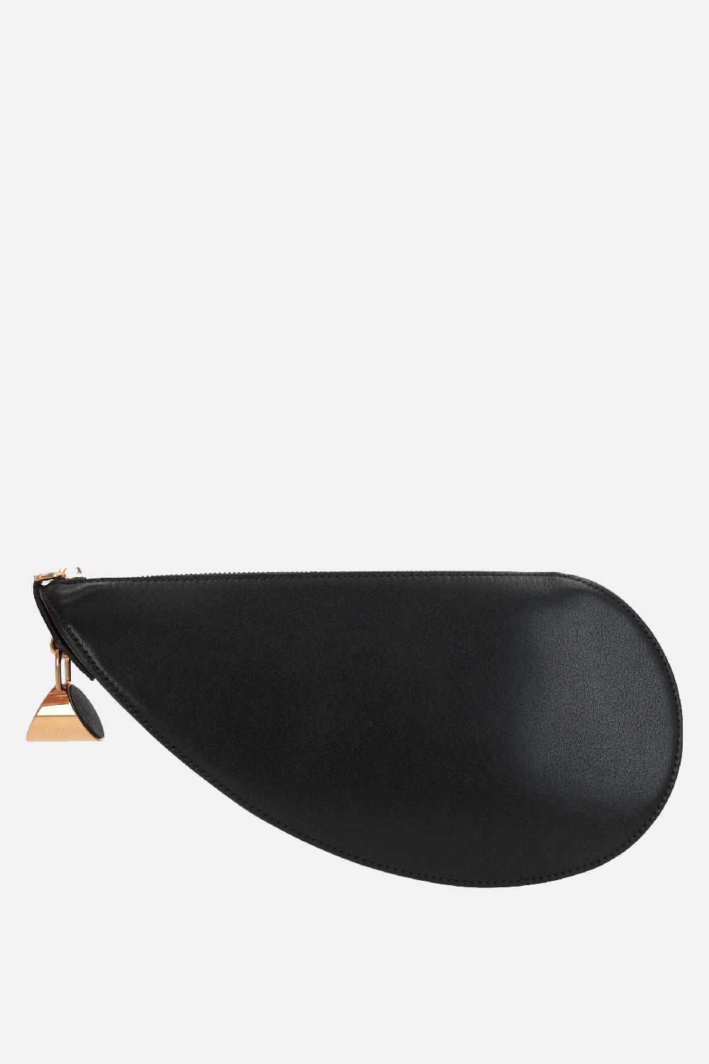 ALAIA Clutch Le Demi Coeur In Pelle Martellata