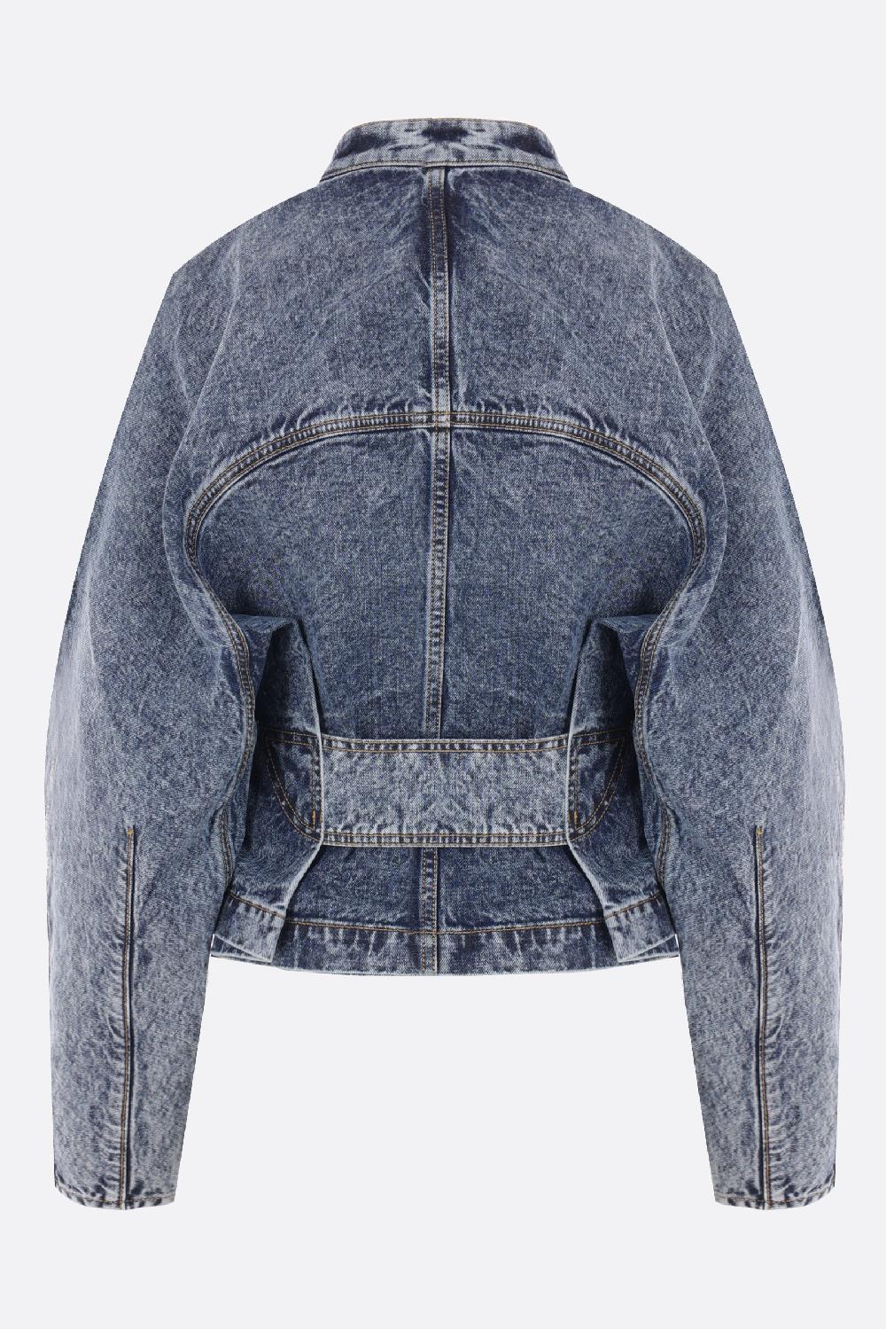 ALAIA Giubbotto Full-zip In Denim