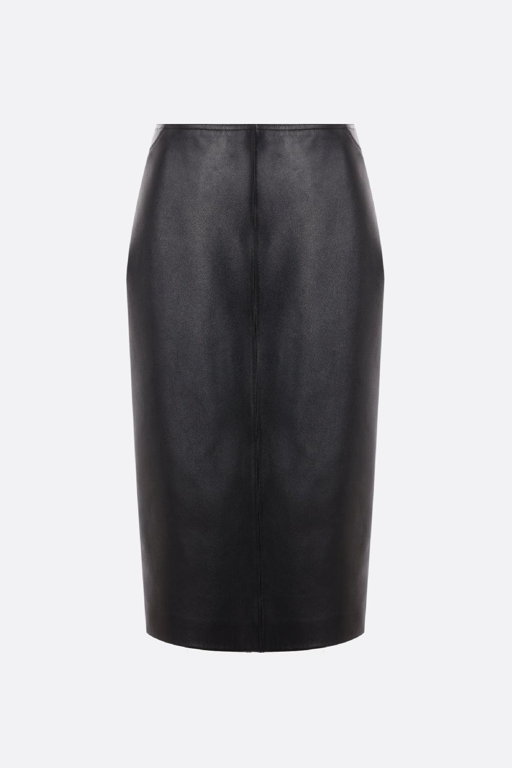 ALAIA gonna in pelle