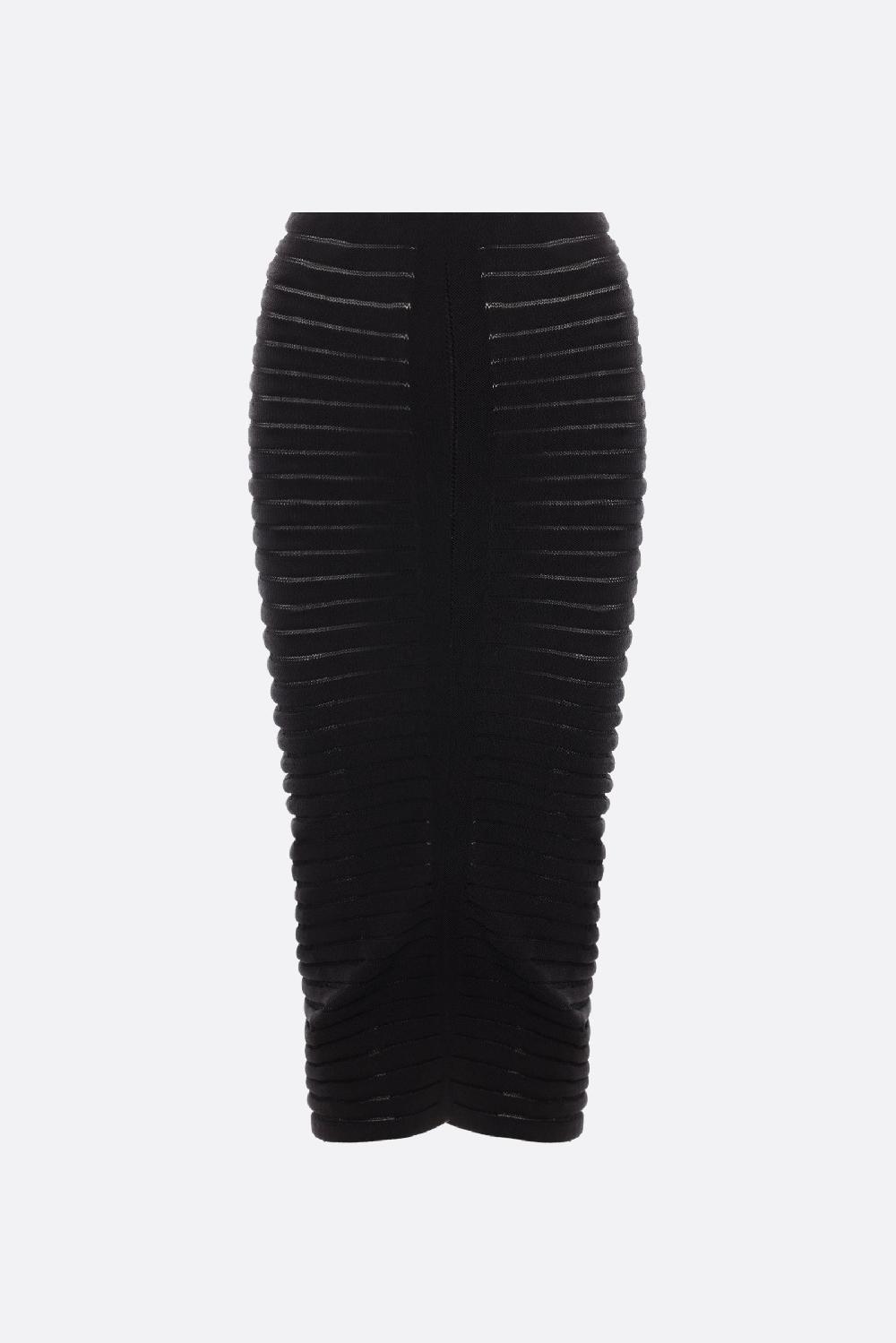 ALAIA gonna midi scheletrata