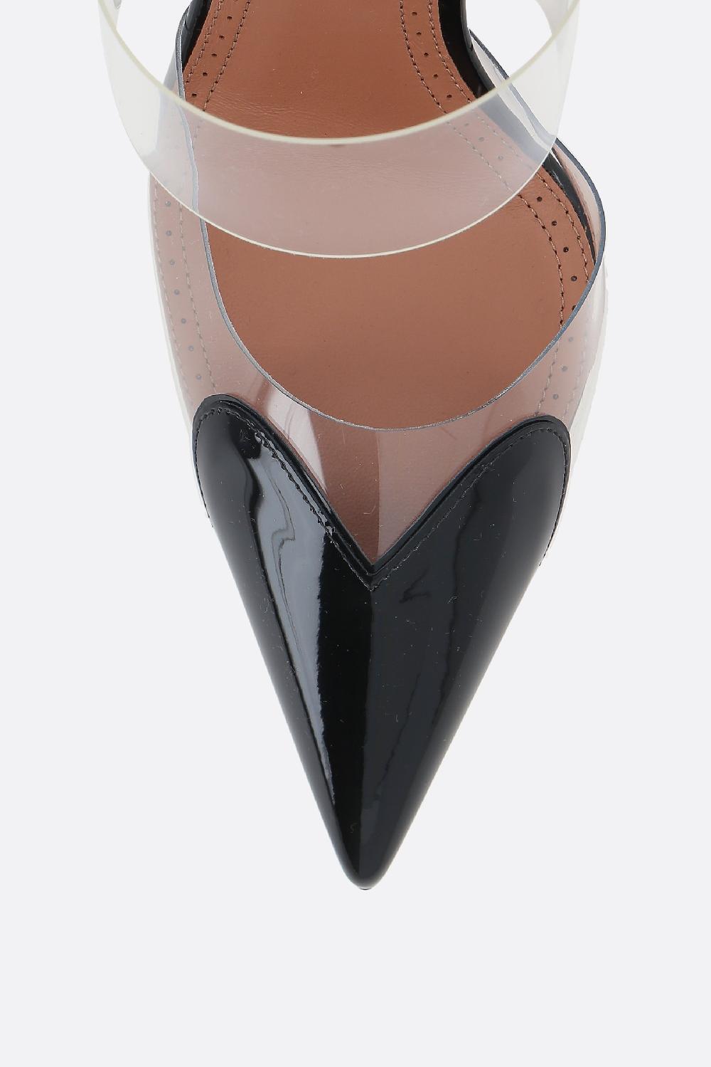 ALAIA Mule Le Cœur In Vernice E PVC