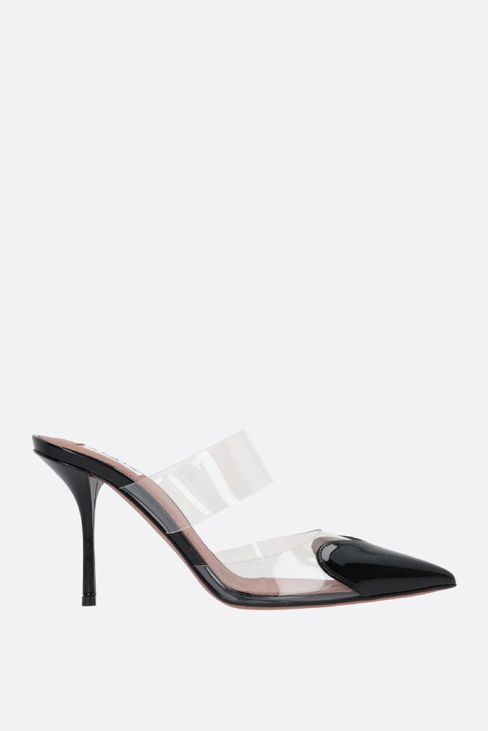 ALAIA mule Le Cœur in vernice e PVC