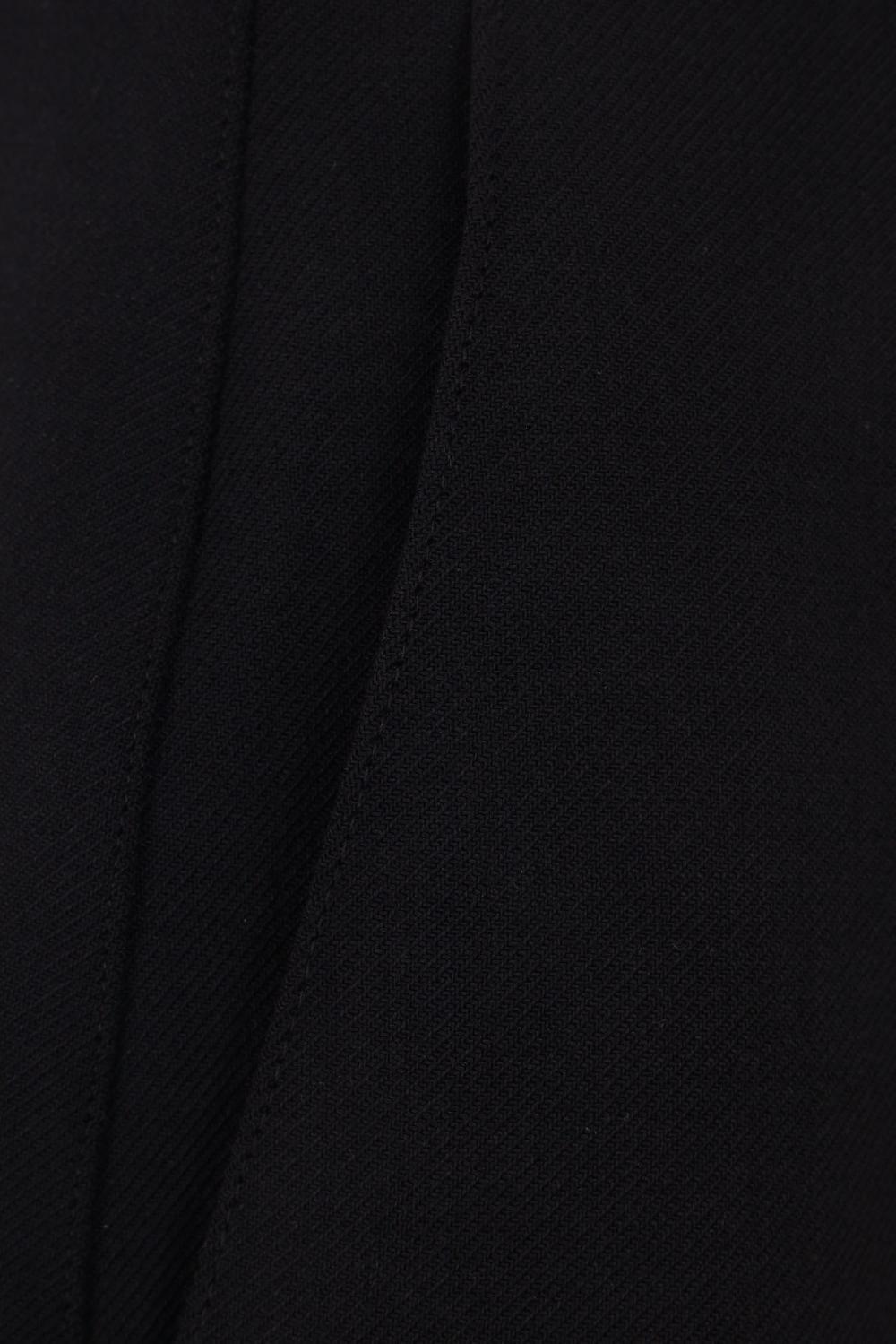 ALAIA Pantalone A Gamba Curva In Misto Lana