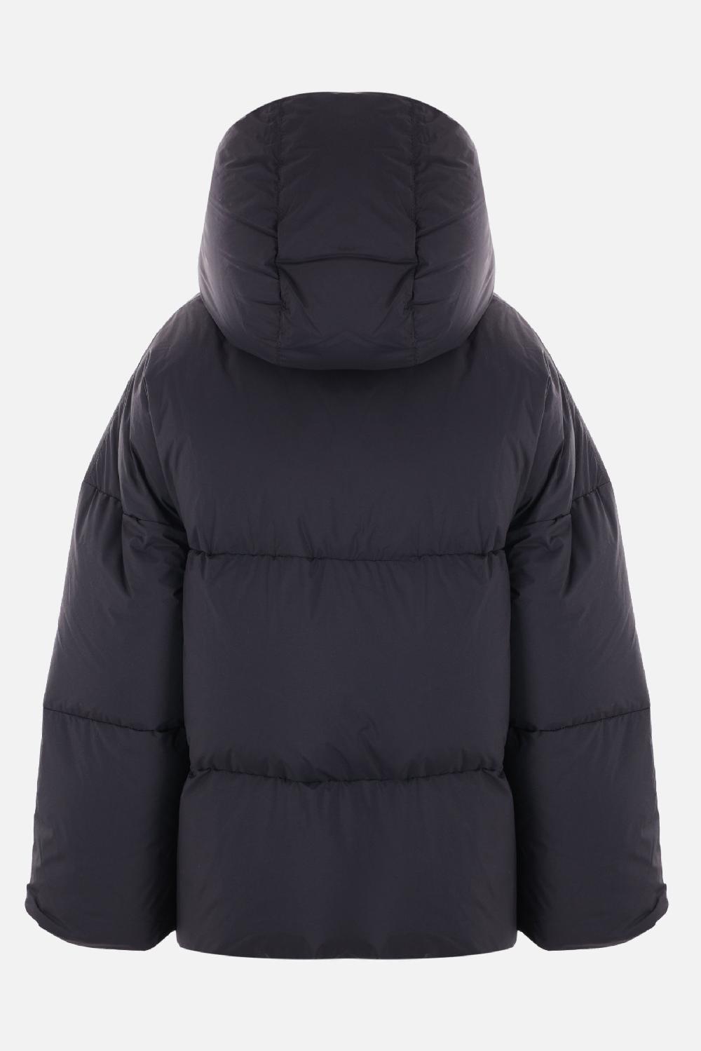 ALAIA Piumino Asimmetrico In Taffetà Tecnico