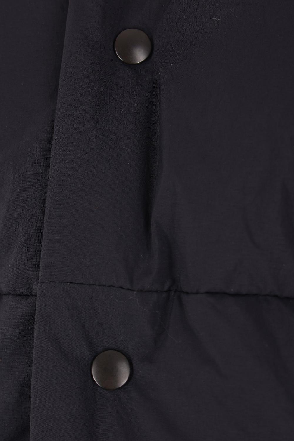 ALAIA Piumino Asimmetrico In Taffetà Tecnico