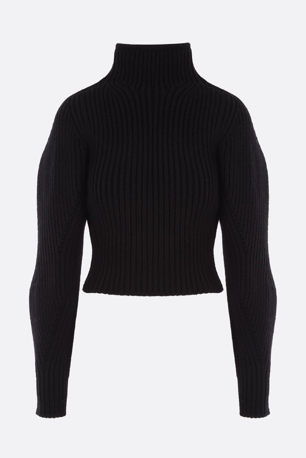 ALAIA pullover in misto lana e cashmere