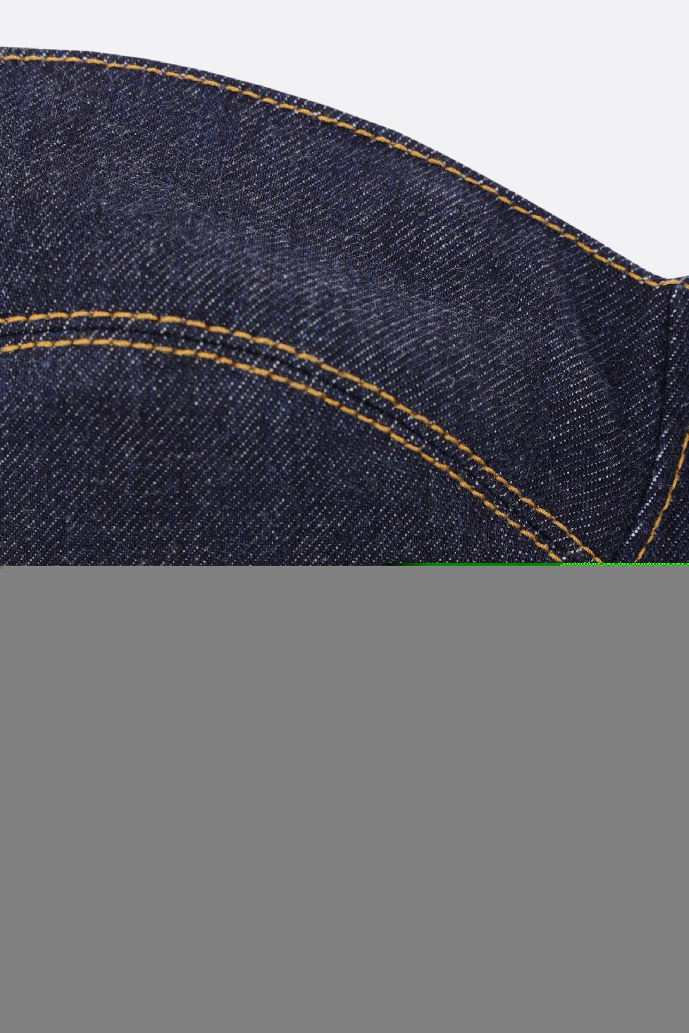 ALAIA Top Bralette In Denim