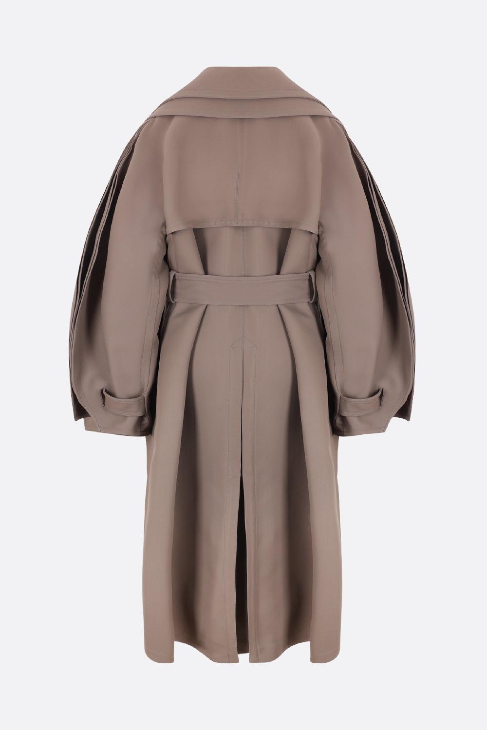 ALAIA Trench A Vestaglia In Misto Lana