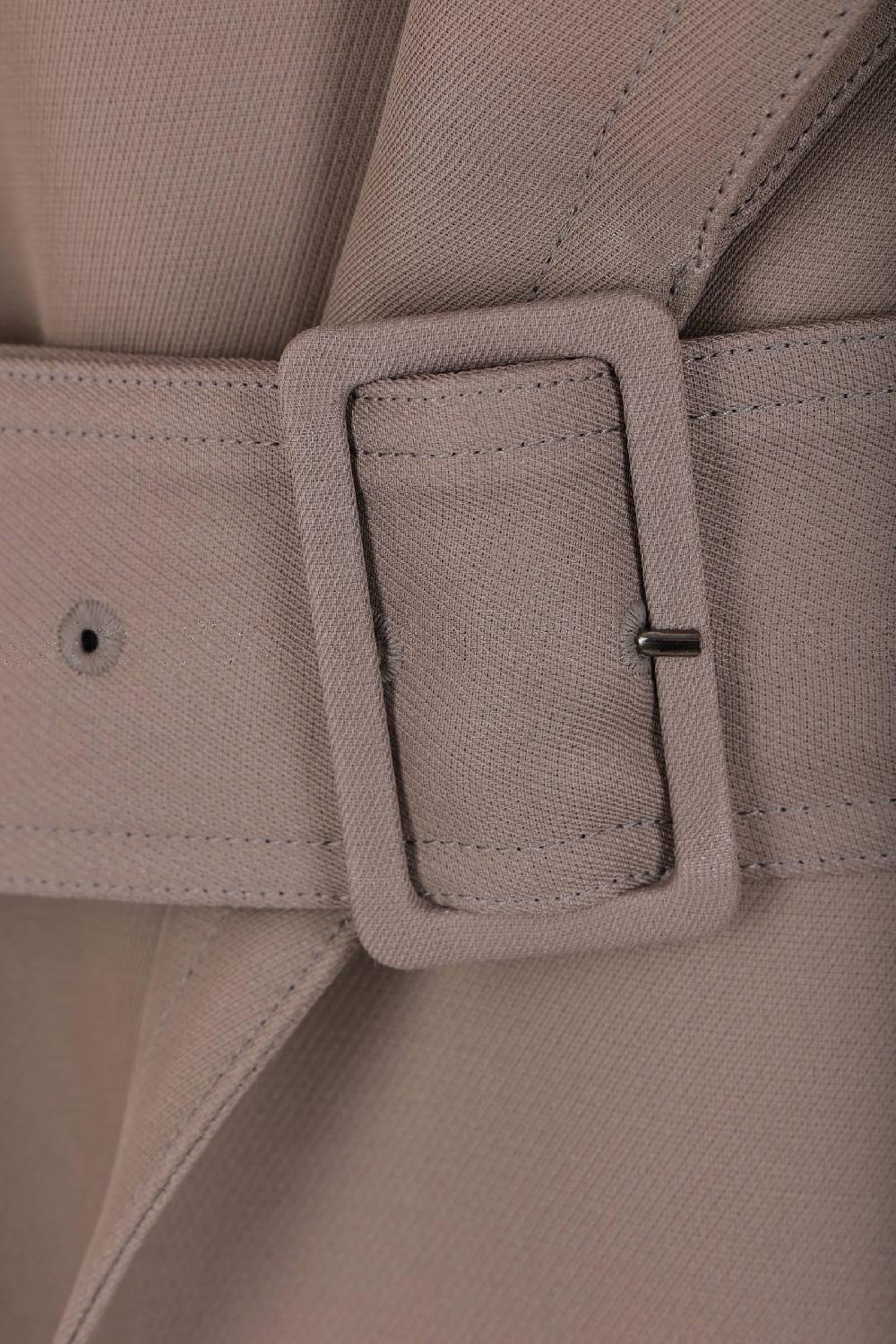 ALAIA Trench A Vestaglia In Misto Lana