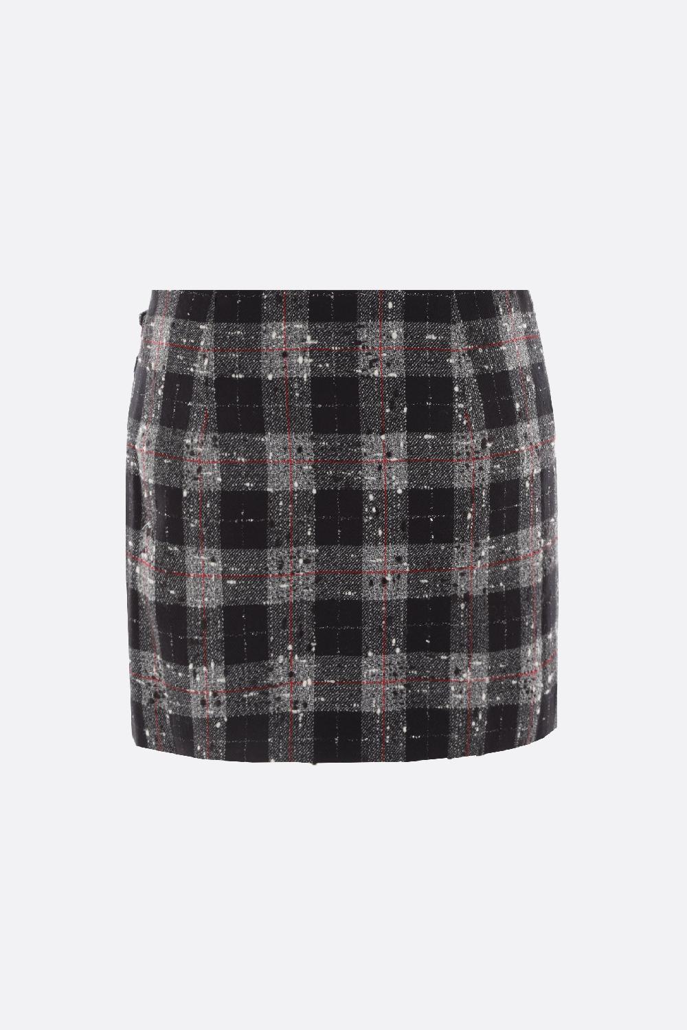 ALESSANDRA RICH Minigonna In Lana E Lurex