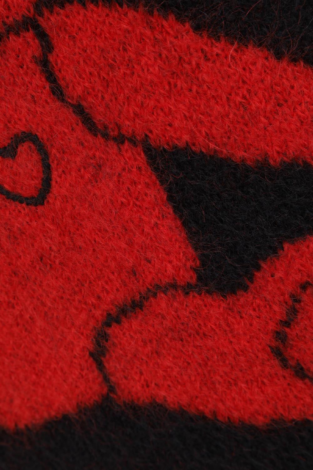 ALESSANDRA RICH Pullover Smanicato In Misto Mohair