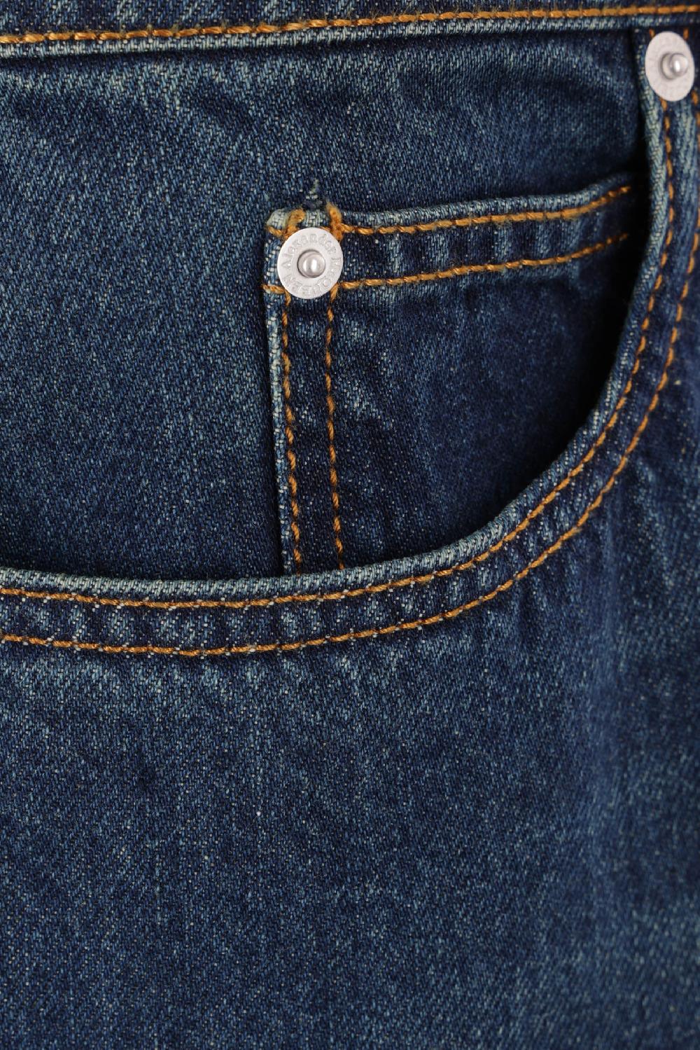 ALEXANDER McQUEEN Jeans A Gamba Ampia In Denim