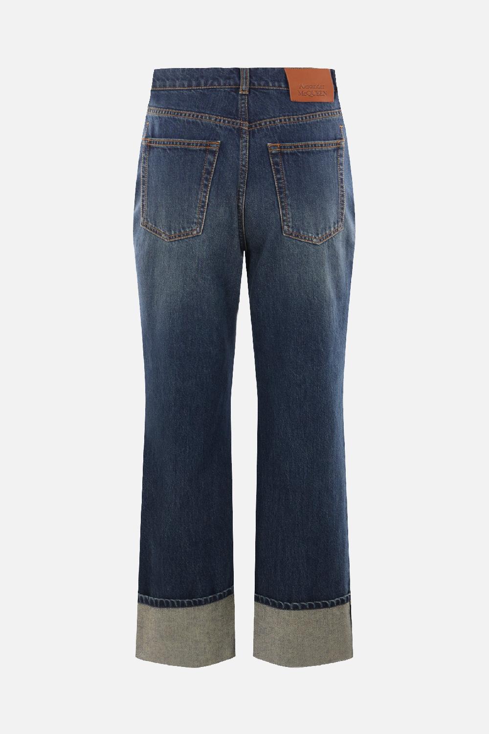 ALEXANDER McQUEEN Jeans Boyfriend In Denim