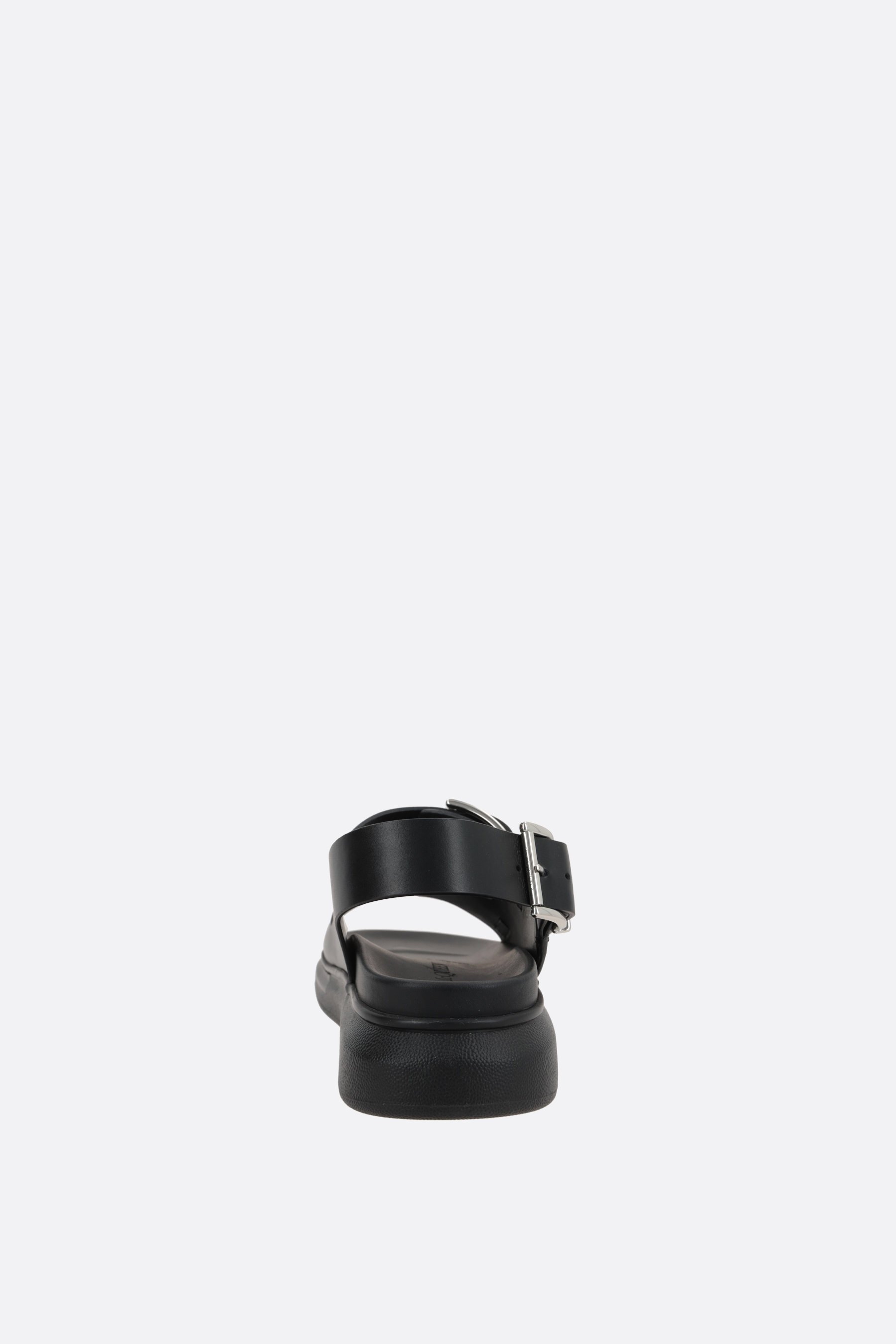 ALEXANDER McQUEEN Sandalo Flat In Pelle Liscia