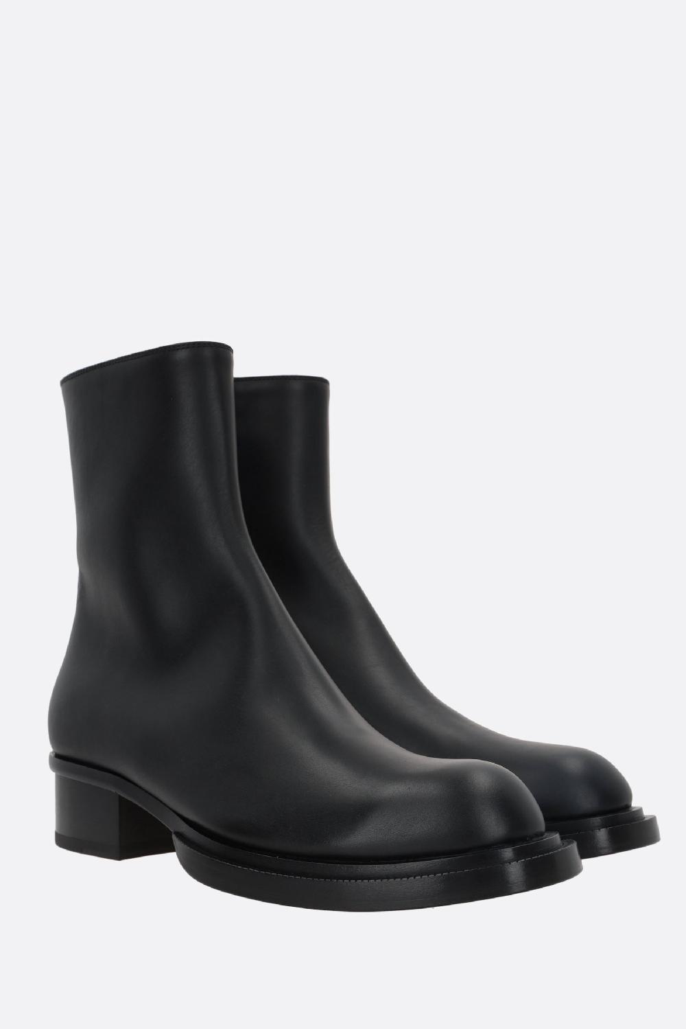 ALEXANDER McQUEEN Stivaletto Stack In Pelle Liscia