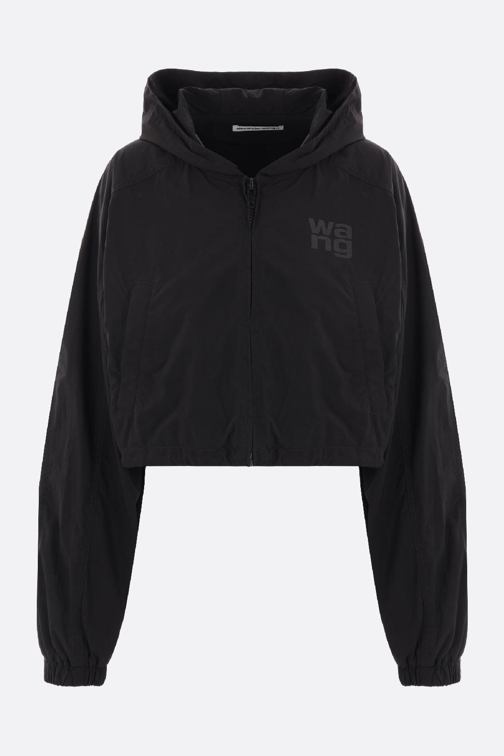ALEXANDER WANG Giacca A Vento Cropped In Nylon