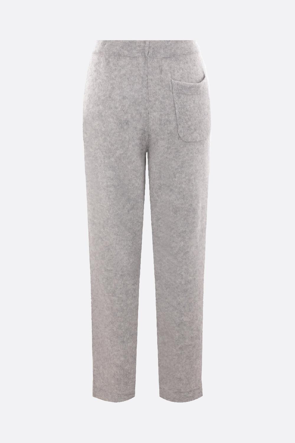 ALLUDE Pantalone In Maglia Di Cashmere E Seta