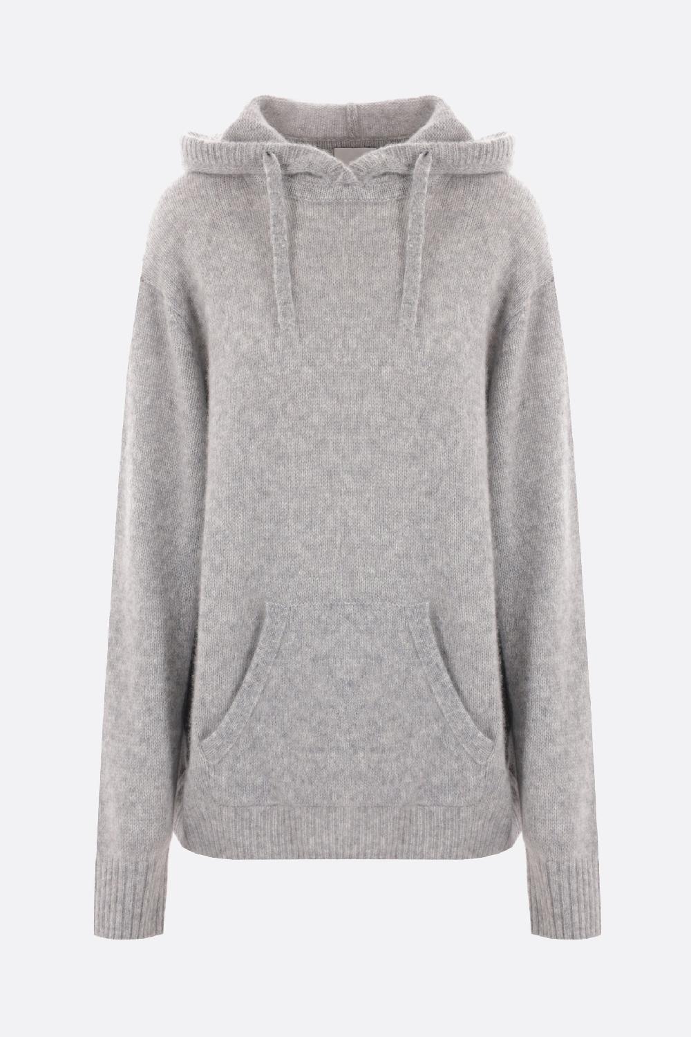 ALLUDE Pullover Con Cappuccio In Cashmire E Seta