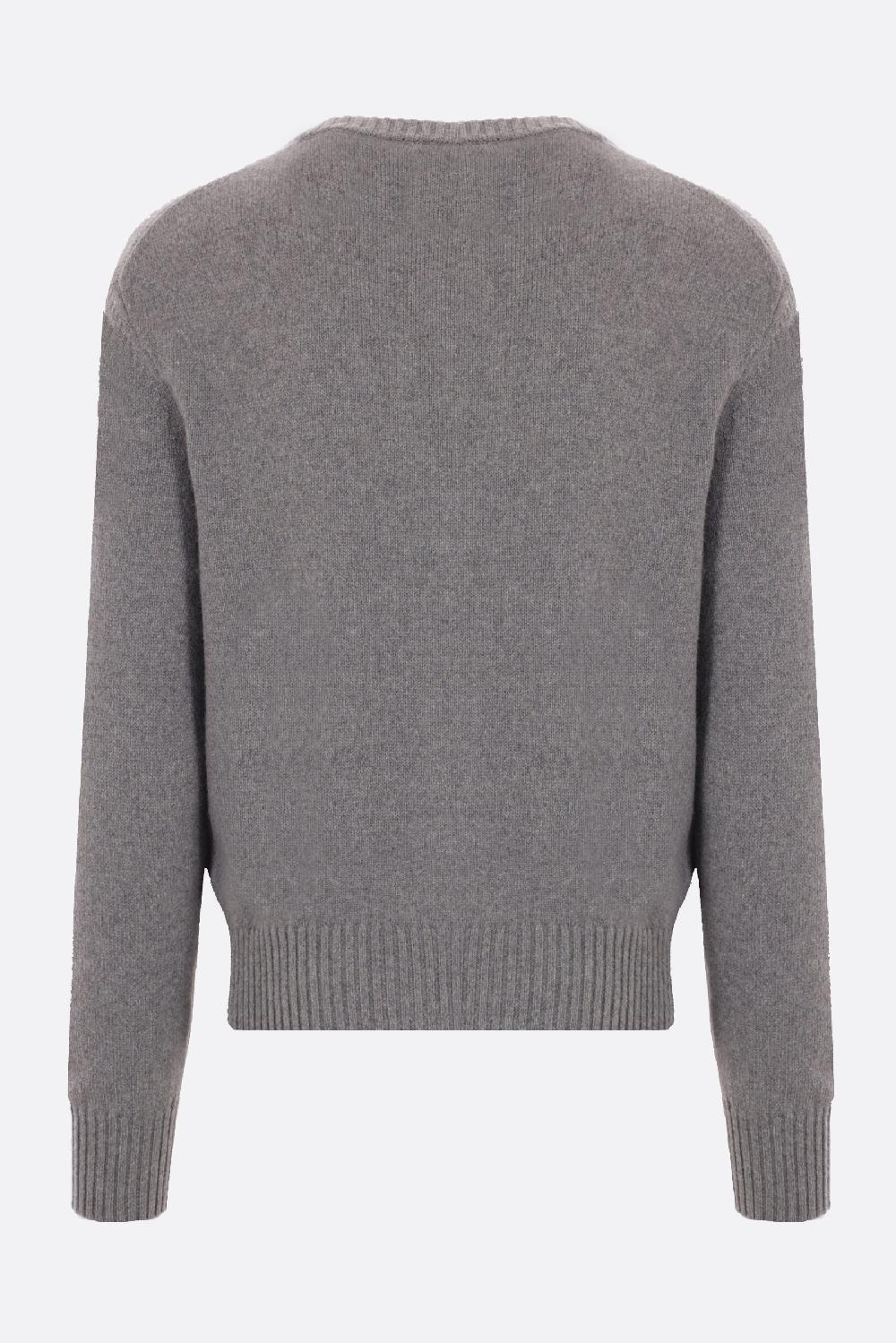 AMI PARIS Cardigan Ami De Coeur In Cashmere E Lana