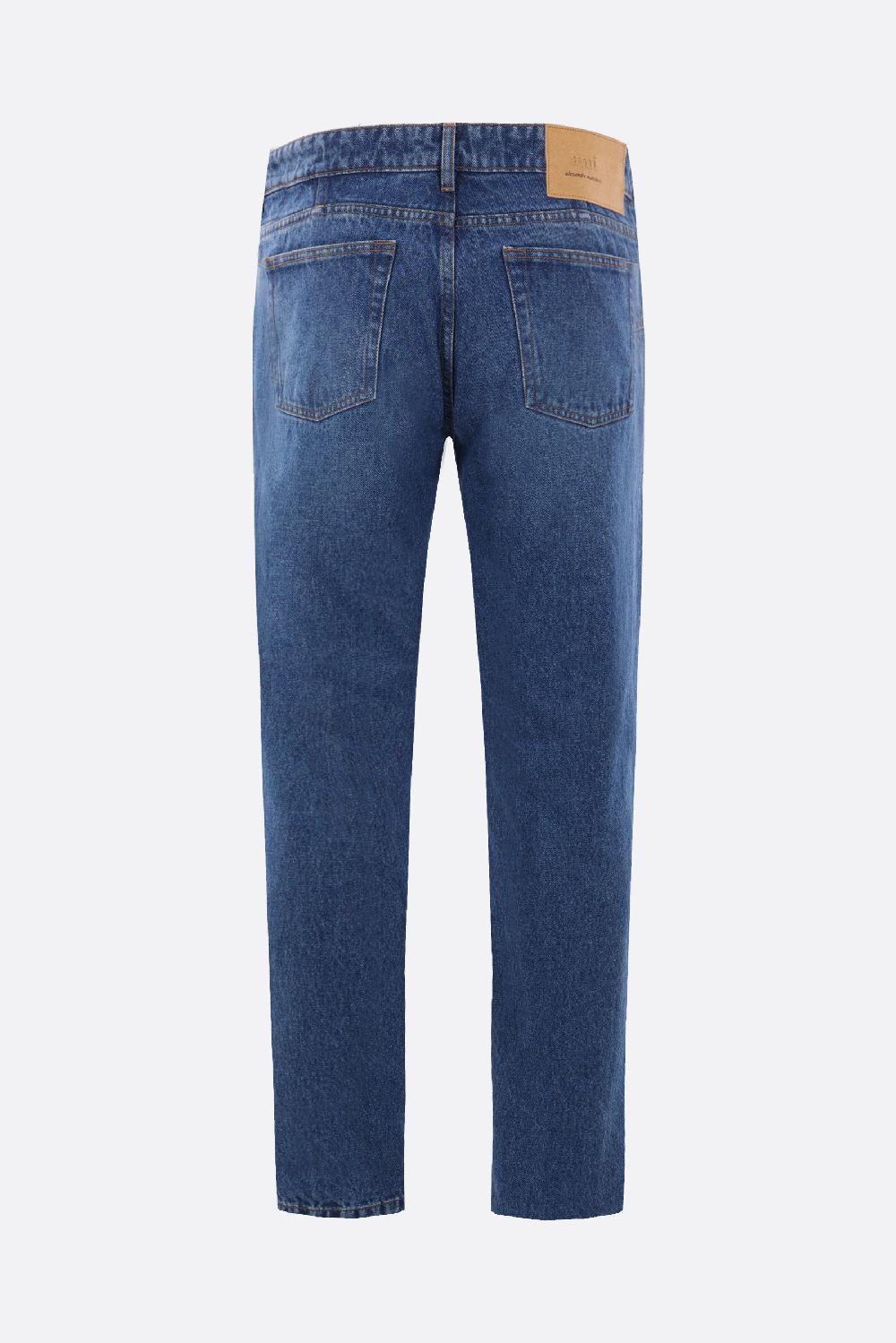 AMI PARIS Jeans Straight-fit In Denim