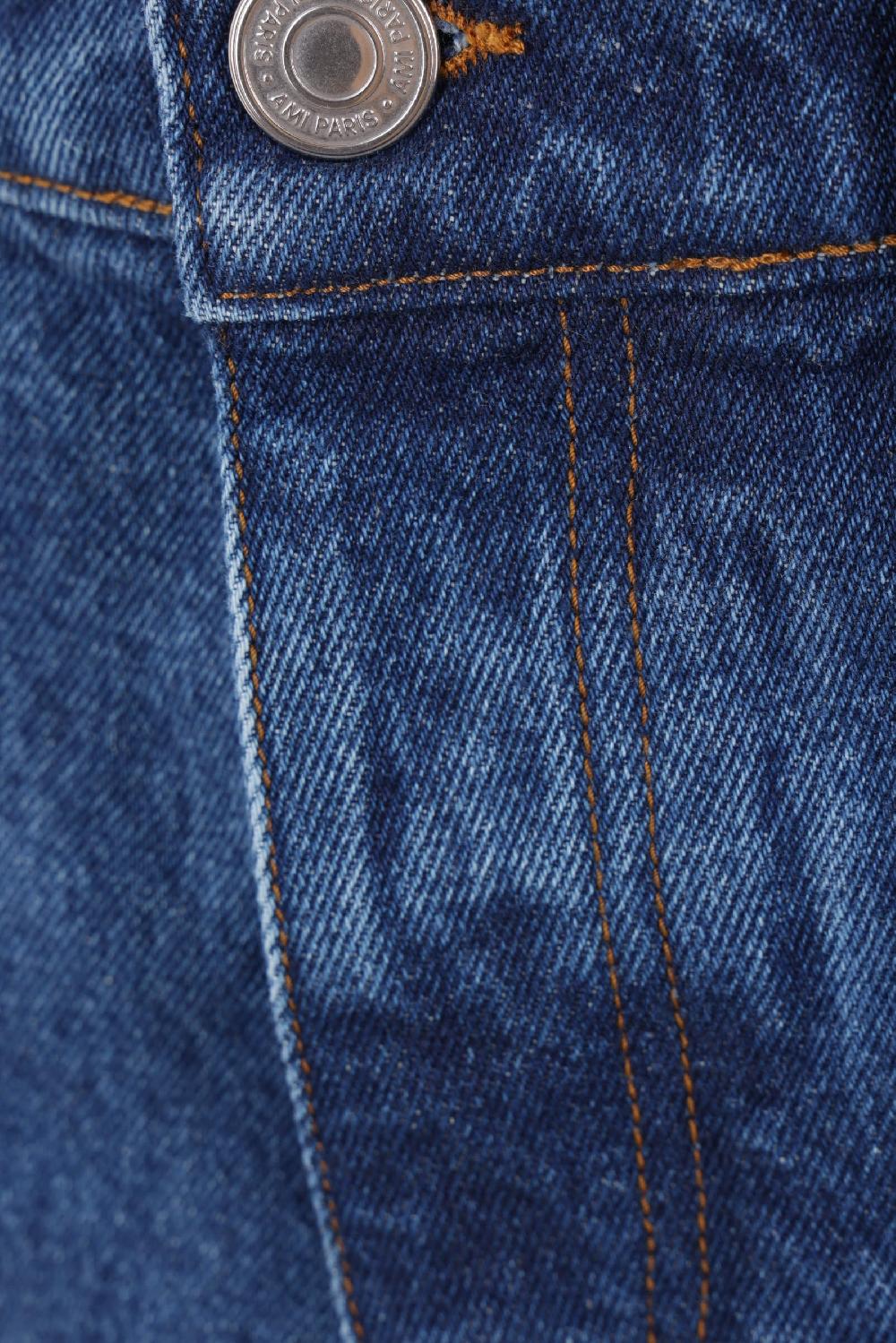 AMI PARIS Jeans Straight-fit In Denim